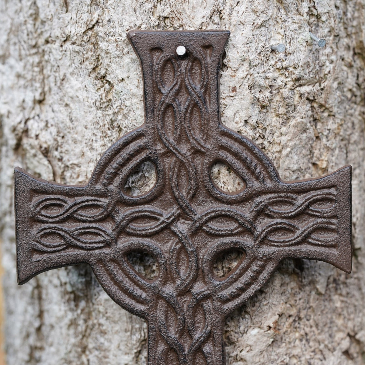 Cast Iron Celtic Cross Wall Plaque