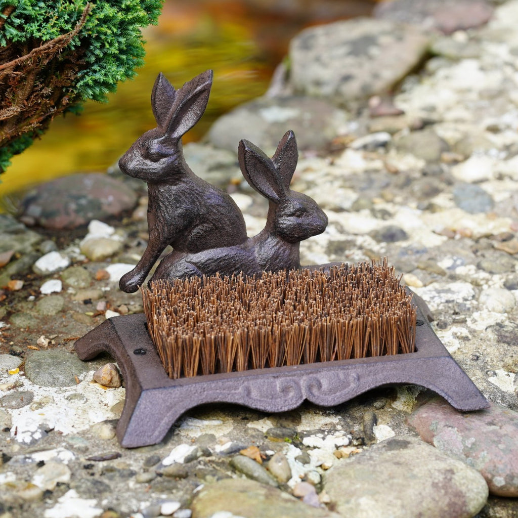 Cast Iron Hare Boot Brush