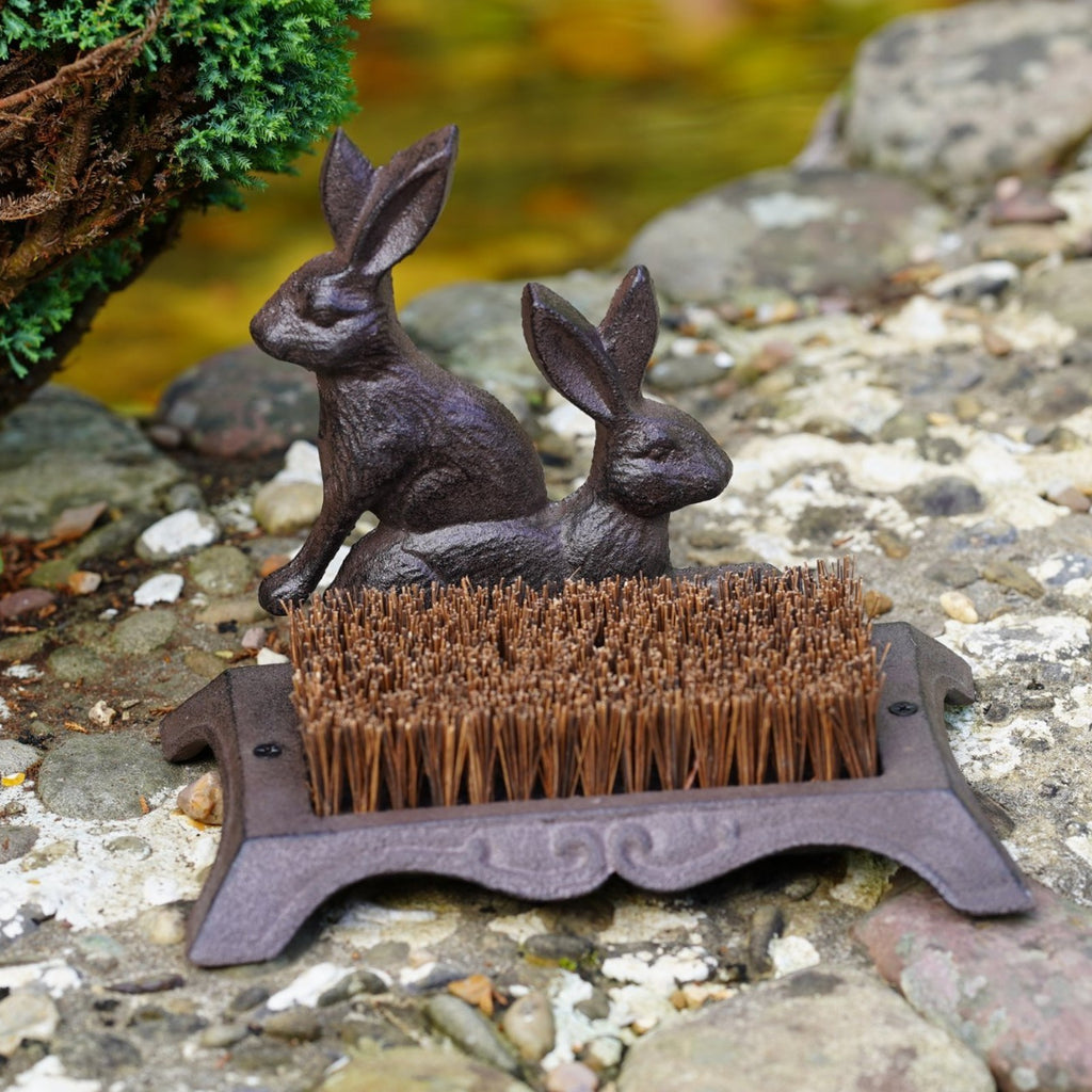 Cast Iron Hare Boot Brush