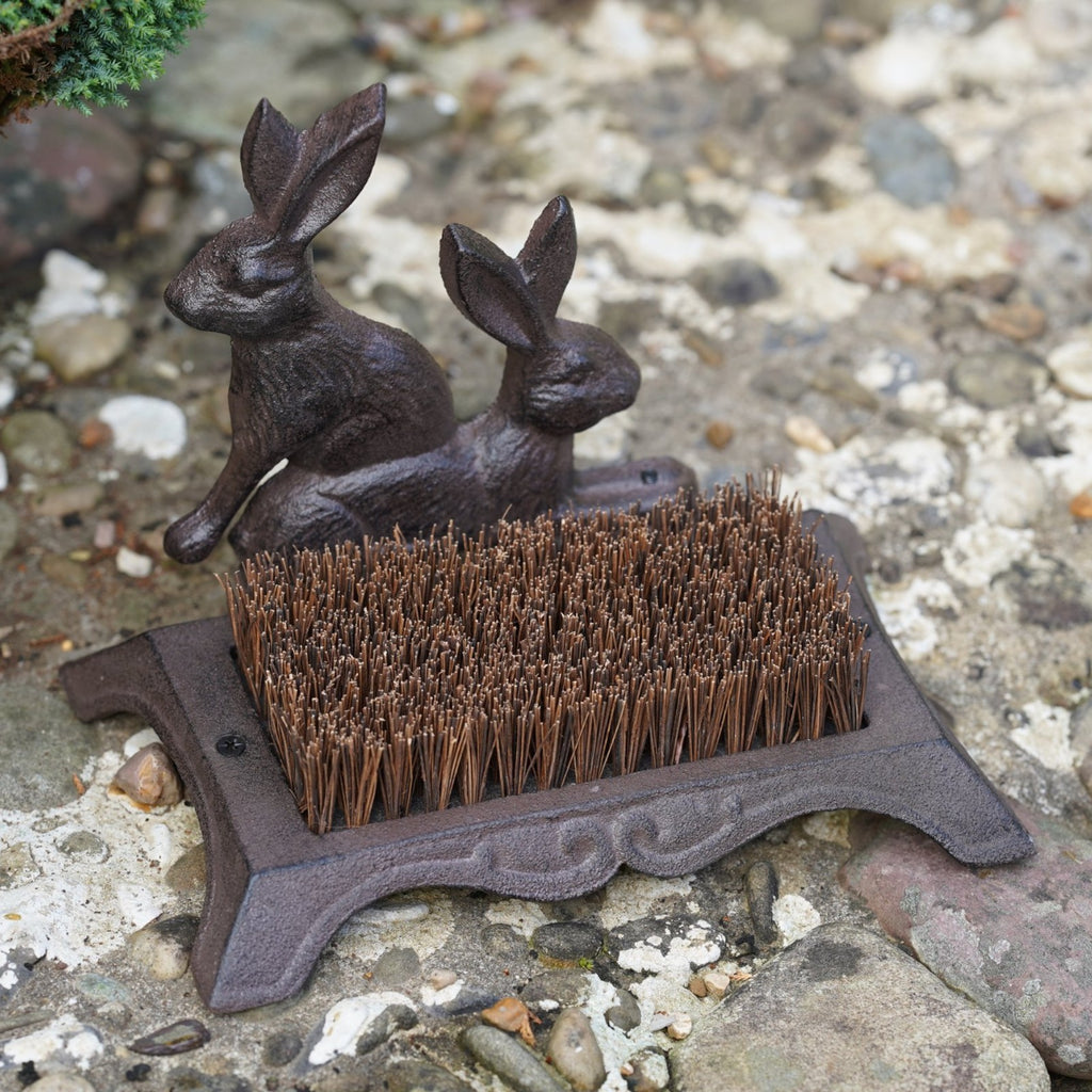 Cast Iron Hare Boot Brush