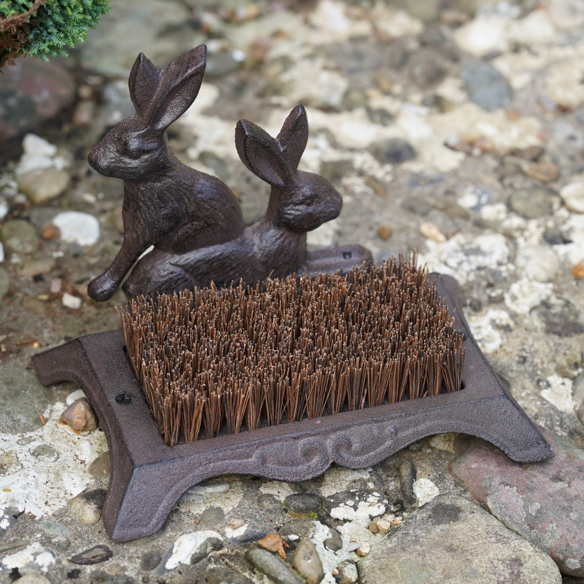 Cast Iron Hare Boot Brush