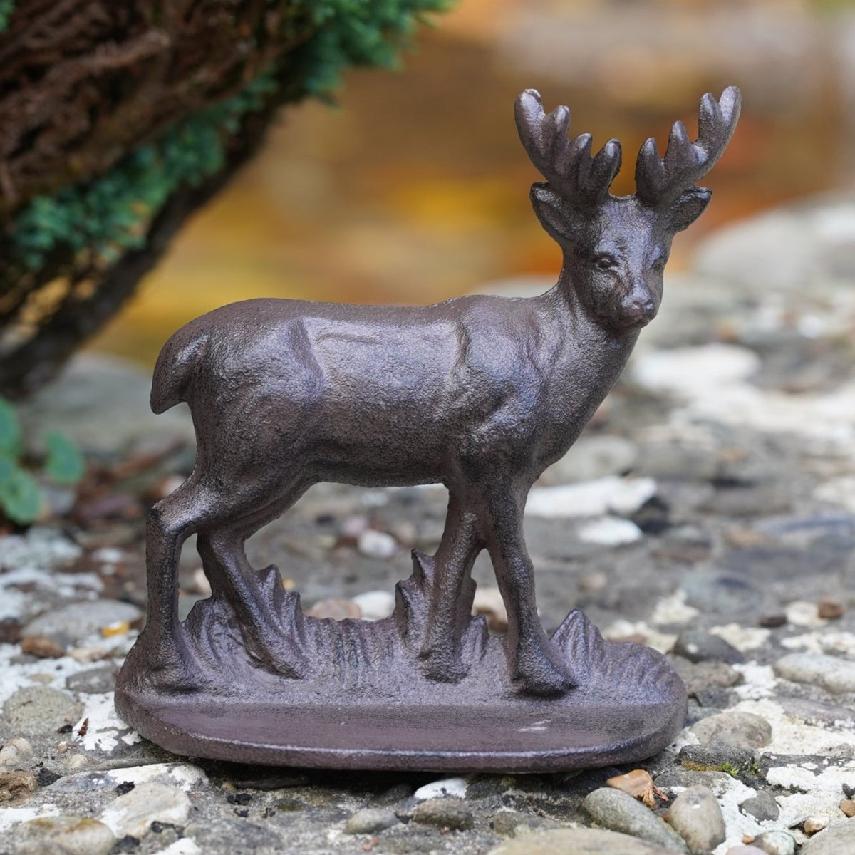 Cast Iron Stag Doorstop Heavy Deer Door Stop