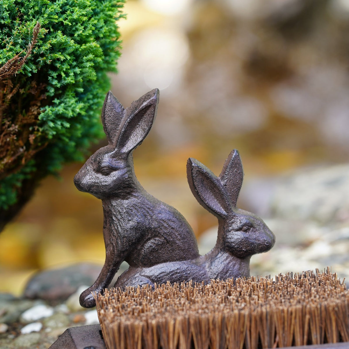 Cast Iron Hare Boot Brush