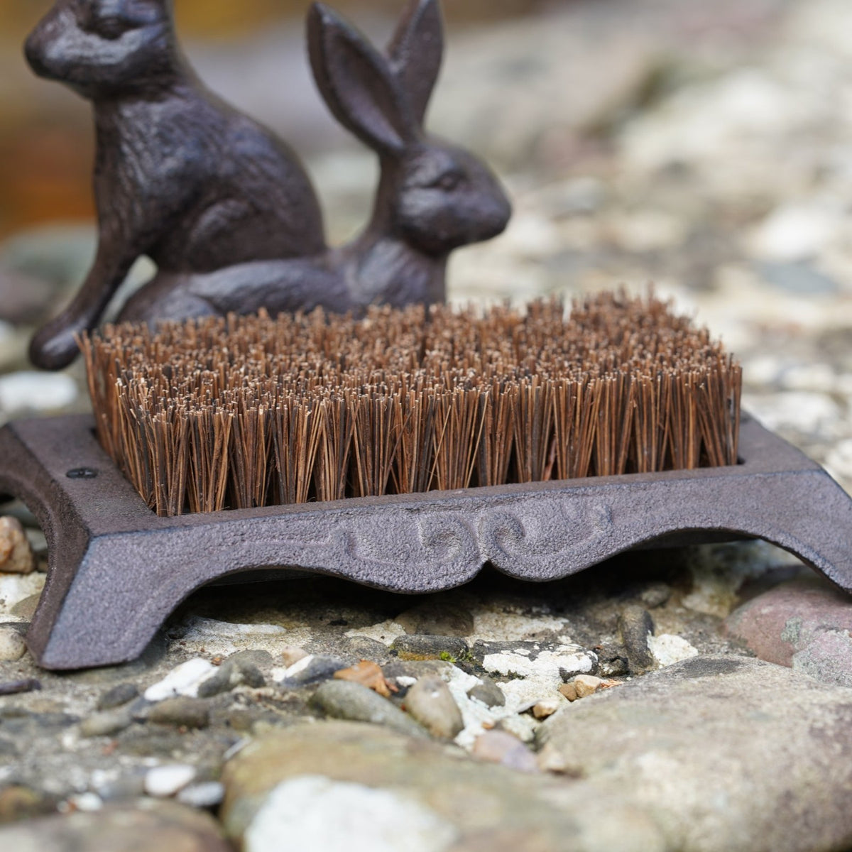 Cast Iron Hare Boot Brush