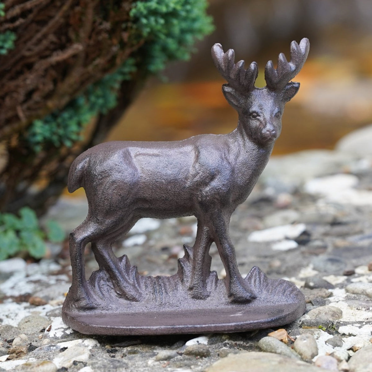Cast Iron Stag Doorstop Heavy Deer Door Stop