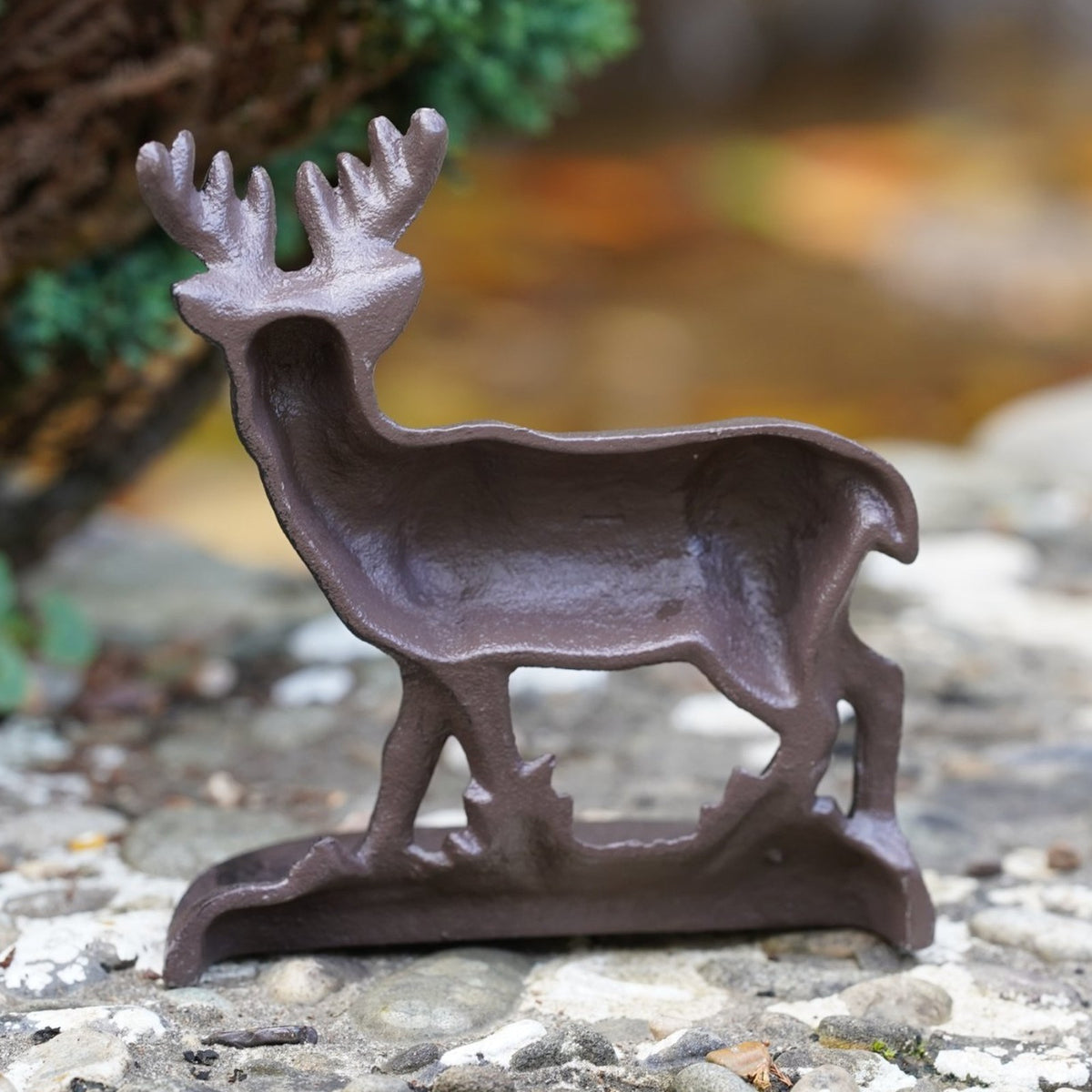 Cast Iron Stag Doorstop Heavy Deer Door Stop