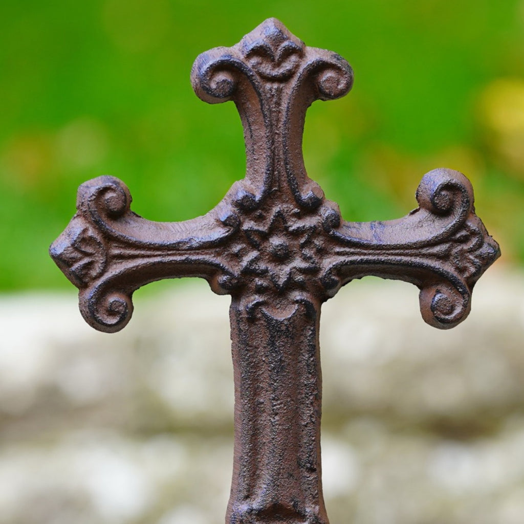 Cast Iron Standing Cross