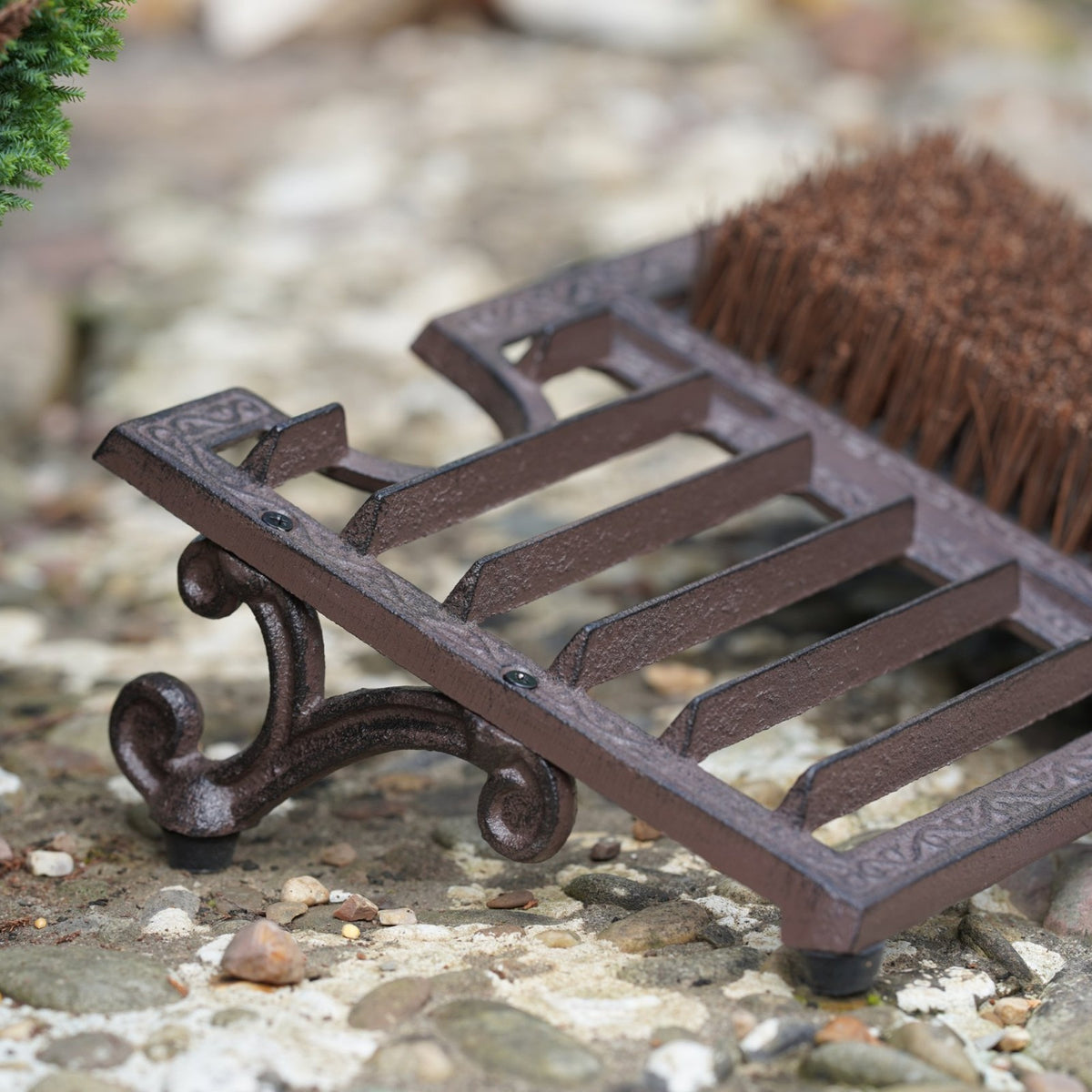 Cast Iron Boot Brush Scraper