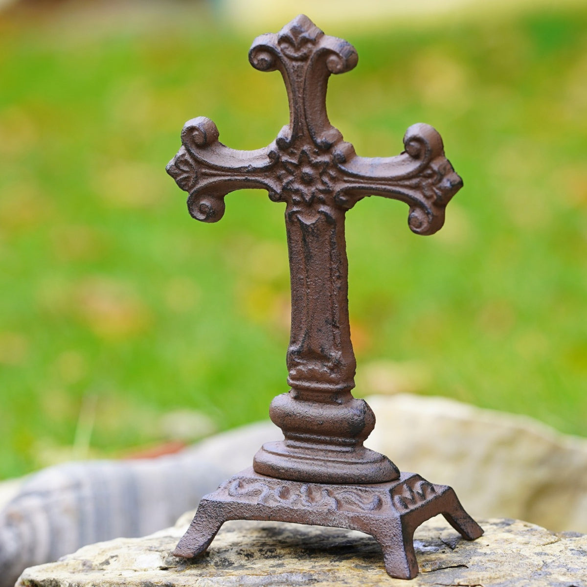 Cast Iron Standing Cross
