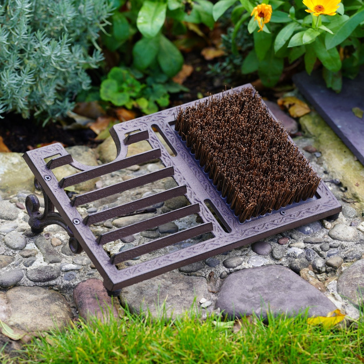 Cast Iron Boot Brush Scraper
