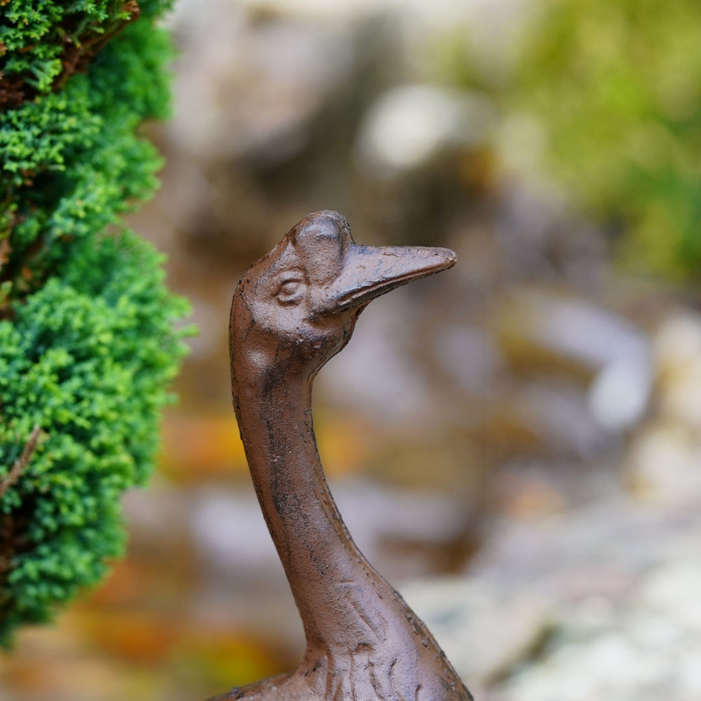 Cast Iron Large Goose Garden Ornament