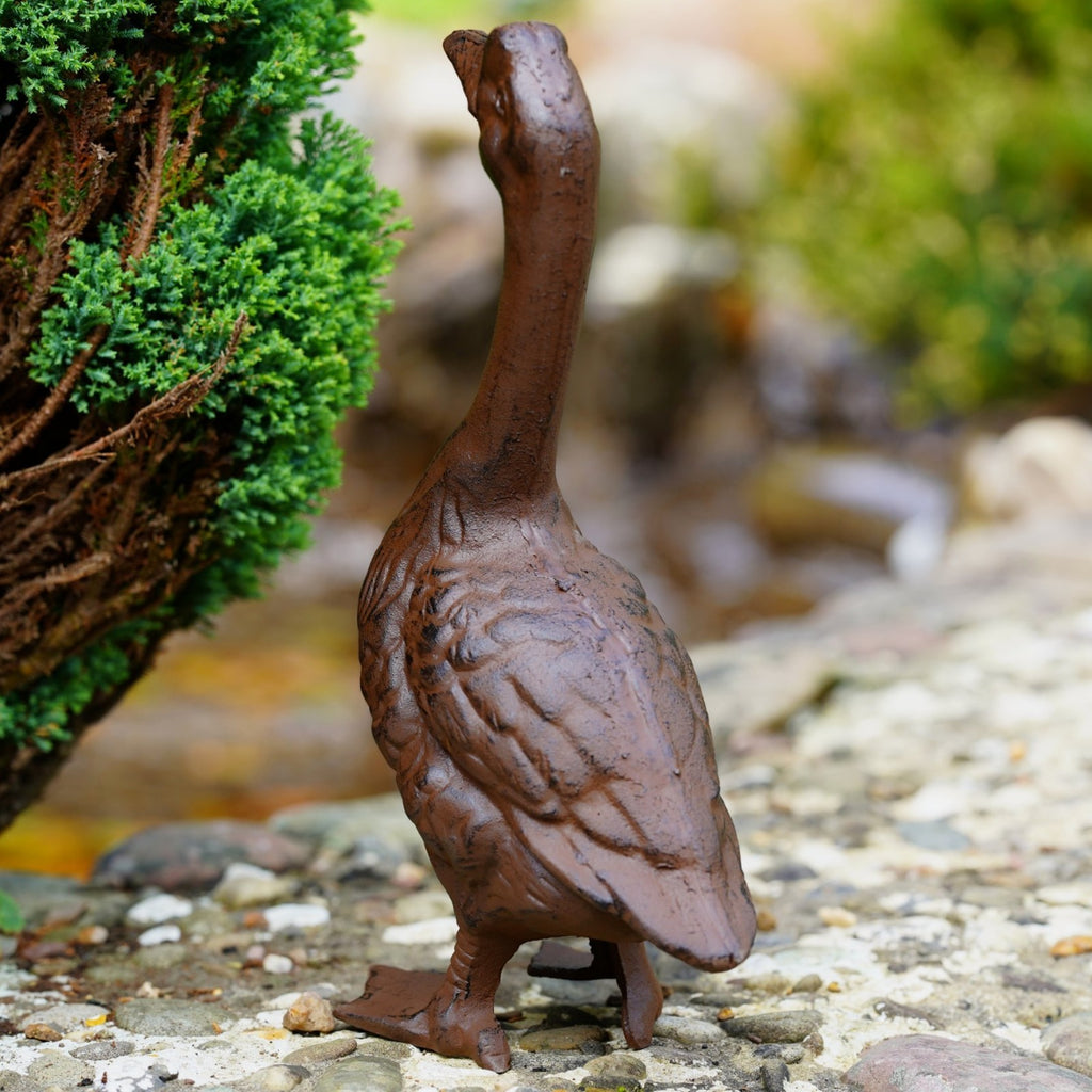 Cast Iron Large Goose Garden Ornament