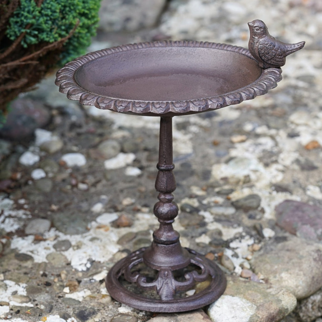 Cast Iron Large Bird Bath Feeder