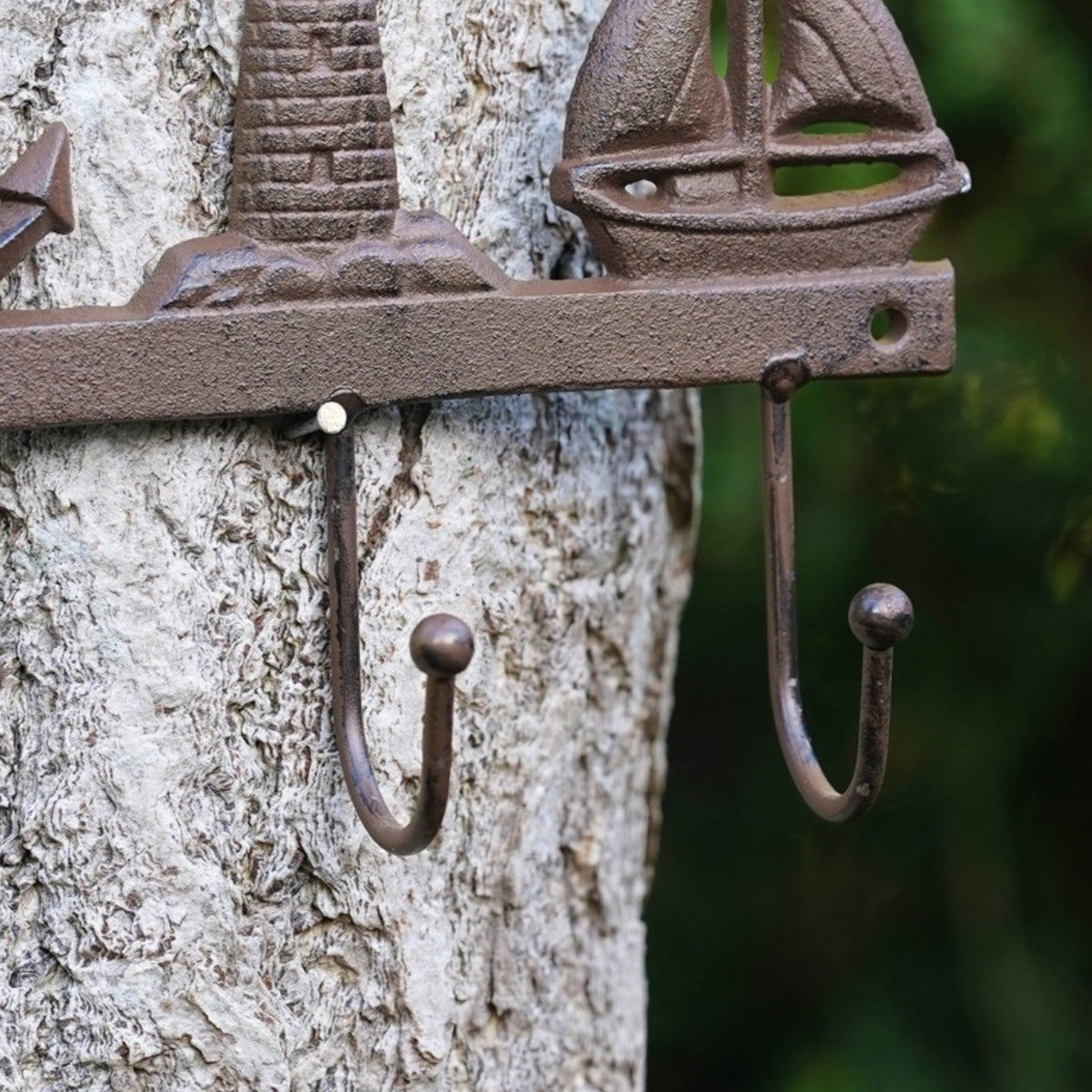 Cast Iron Nautical Hooks Coat / Key Hook