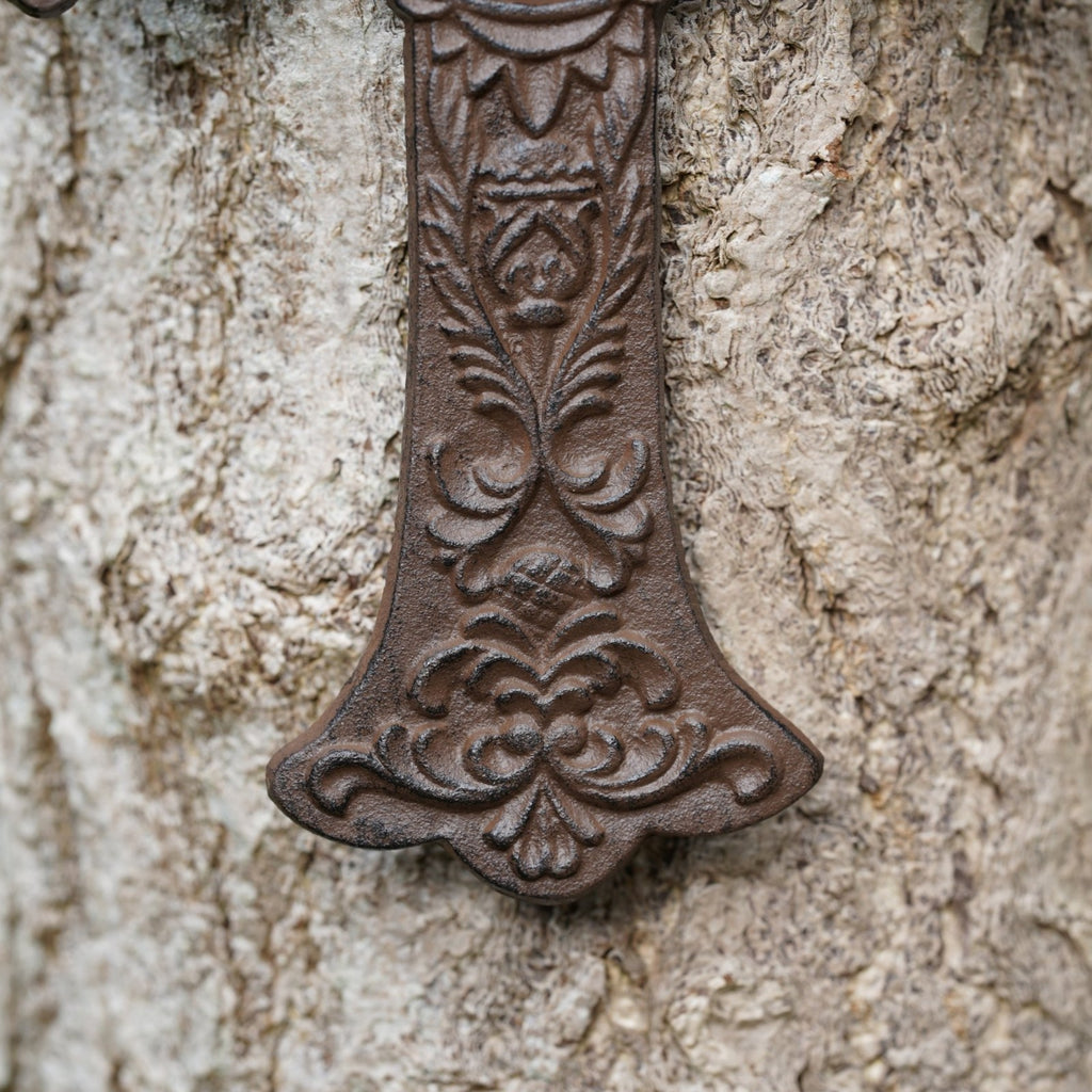 Cast Iron Ornate Wall Cross