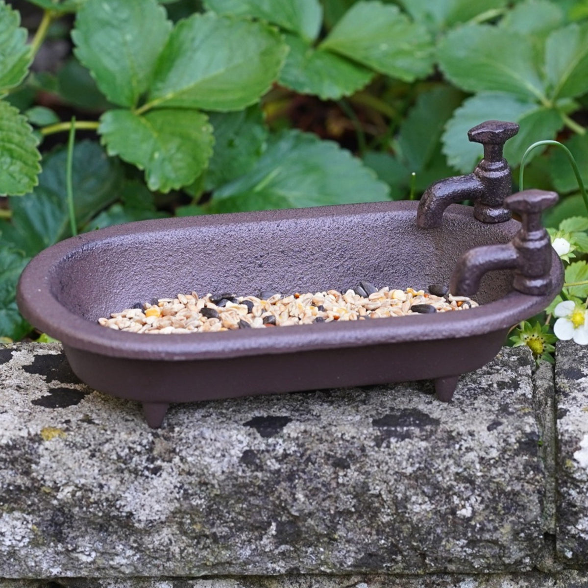 Cast Iron Bathtub Bird Bath Feeder