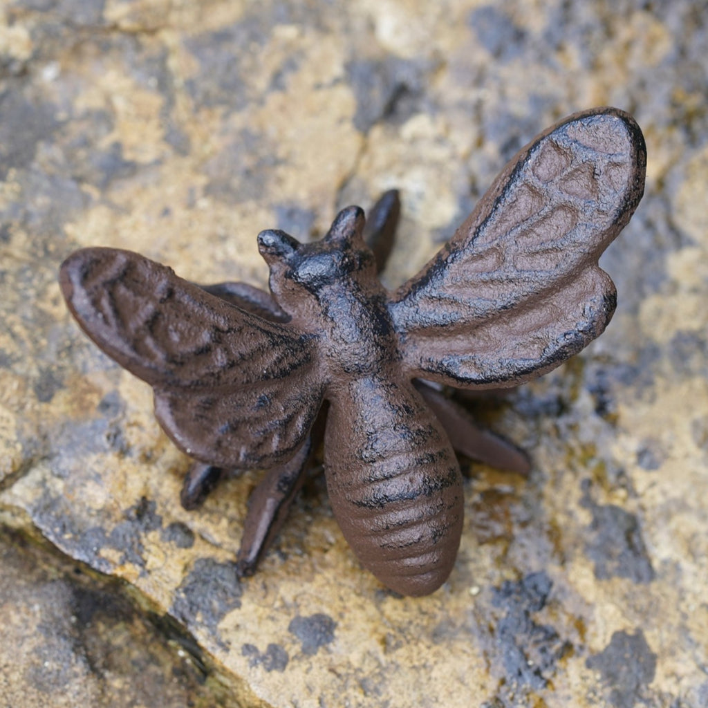 Cast Iron Bumble Bee Garden Ornament
