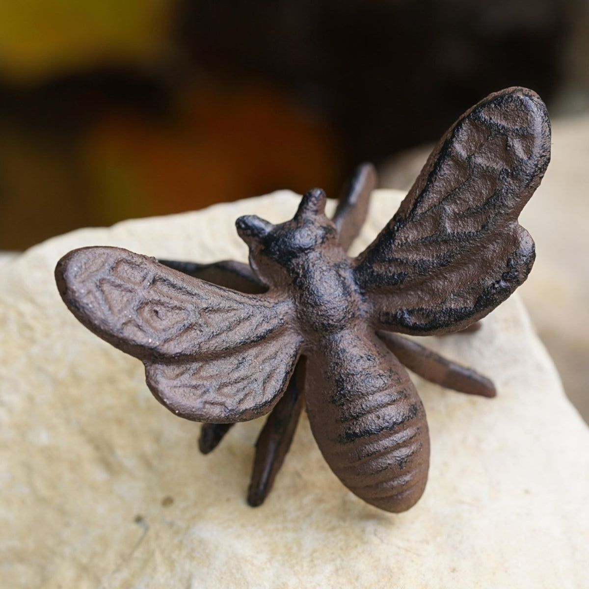 Cast Iron Bumble Bee Garden Ornament