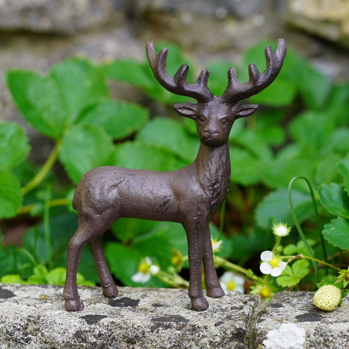 Cast Iron Stag Garden Ornament