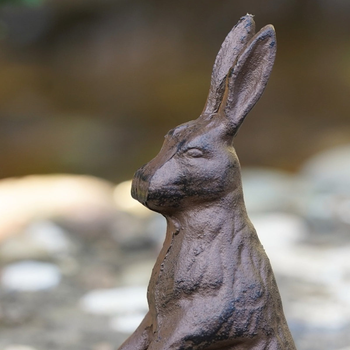 Cast Iron Hare Garden Ornament