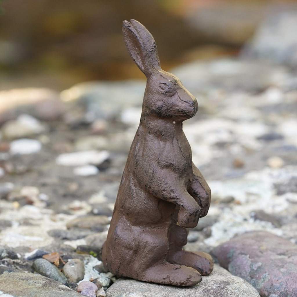 Cast Iron Hare Garden Ornament