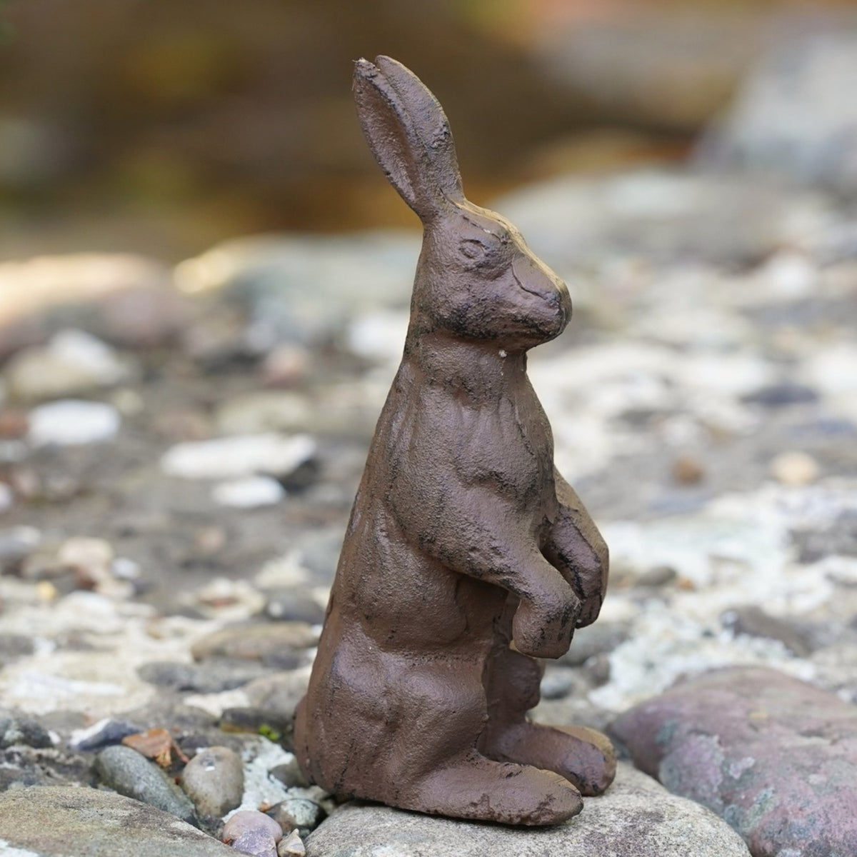 Cast Iron Hare Garden Ornament