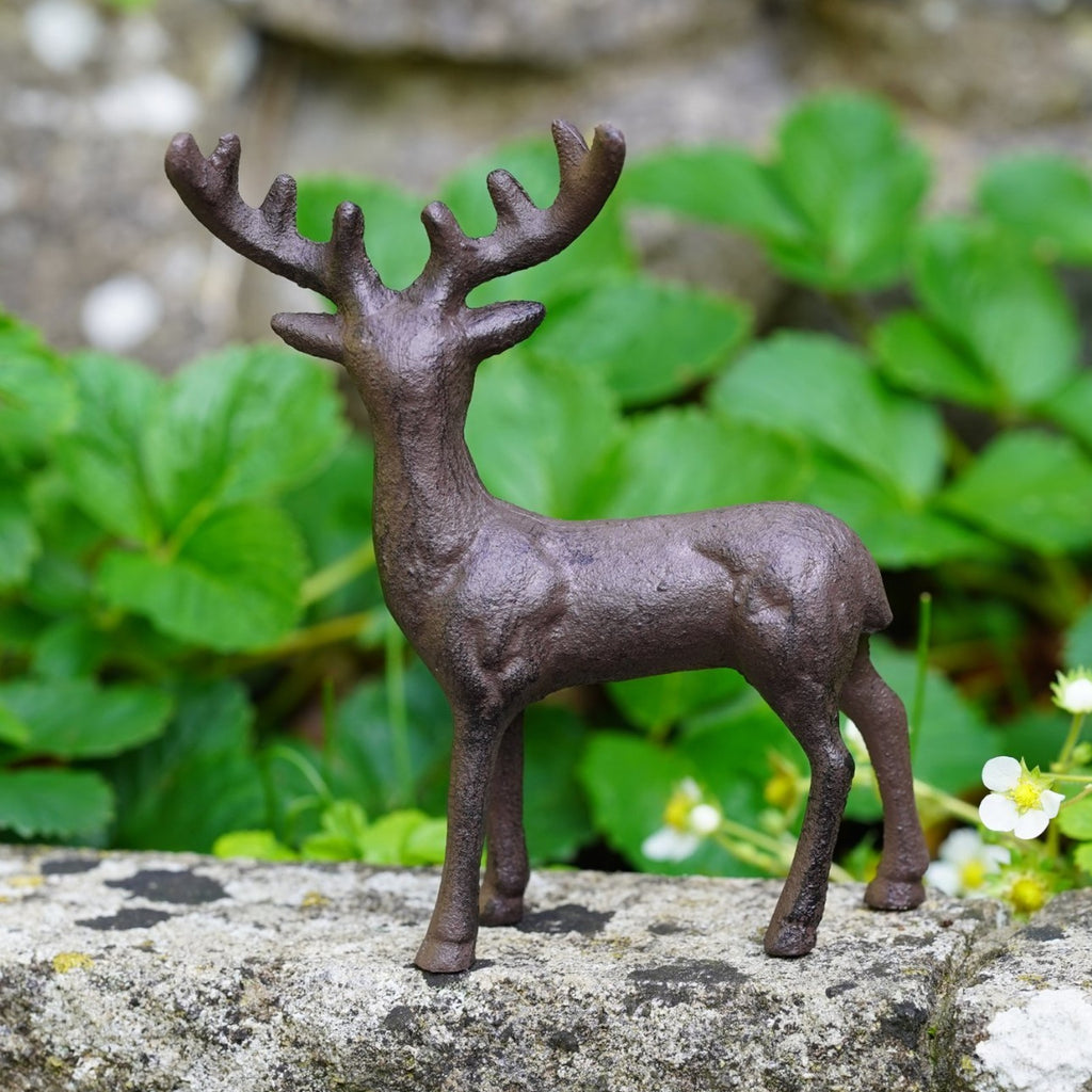 Cast Iron Stag Garden Ornament