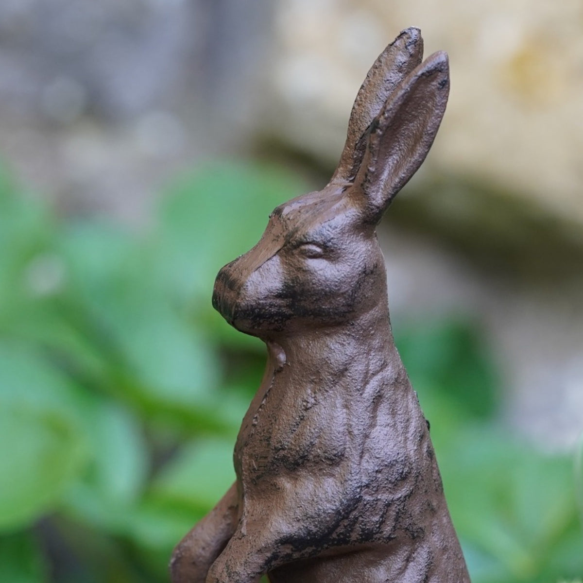 Cast Iron Hare Garden Ornament