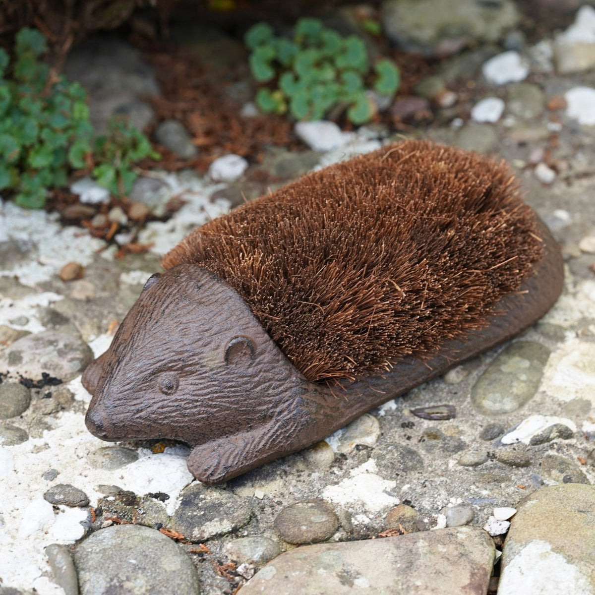 Hedgehog Boot Brush Cast Iron