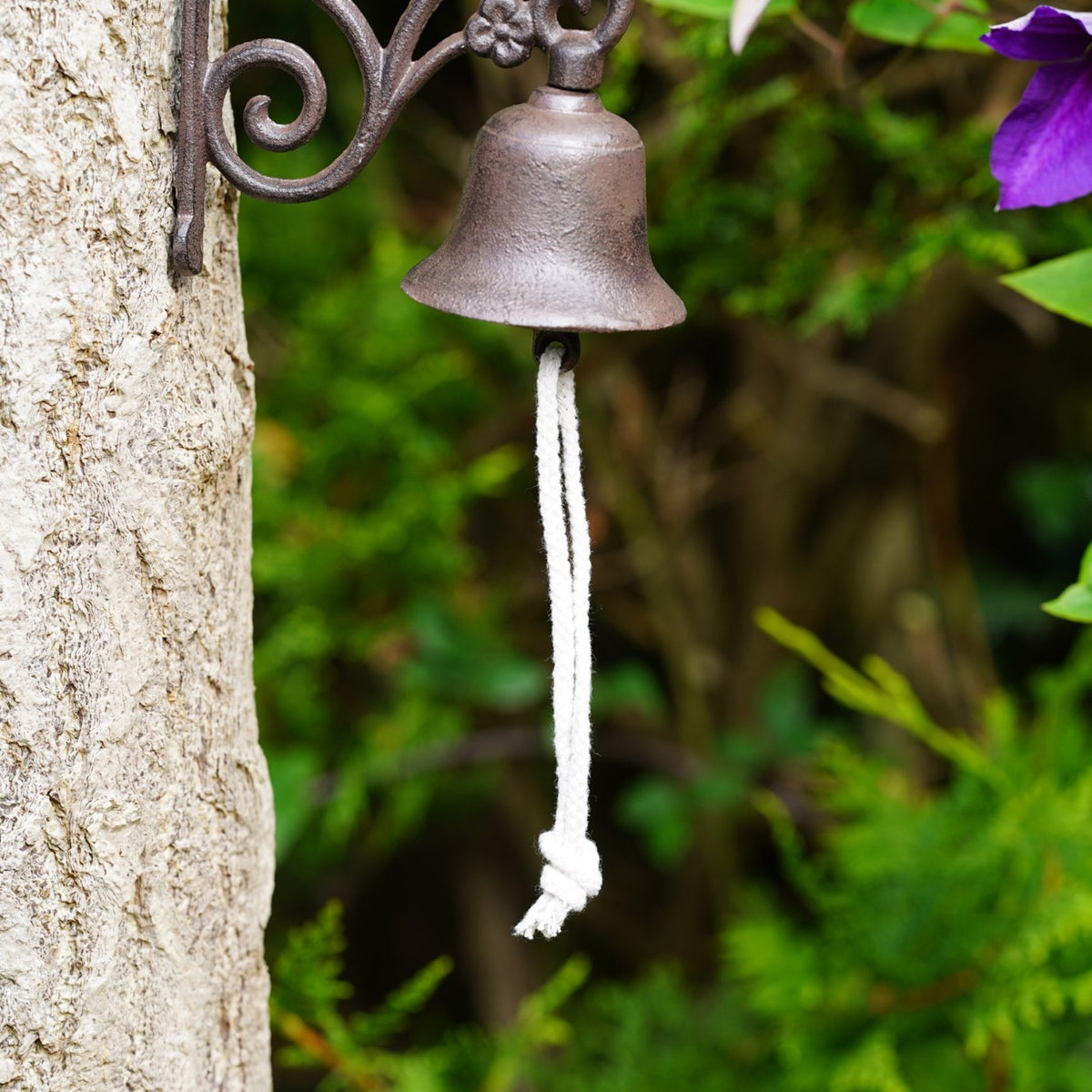 Cast Iron Butterfly Bell