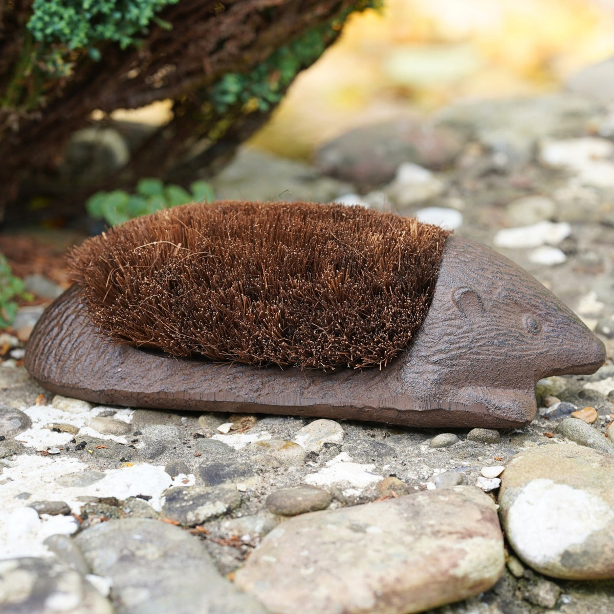 Hedgehog Boot Brush Cast Iron