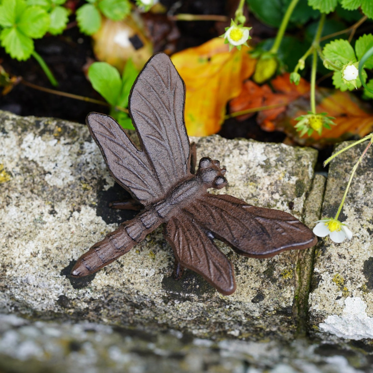 Cast Iron Dragonfly Garden Ornament