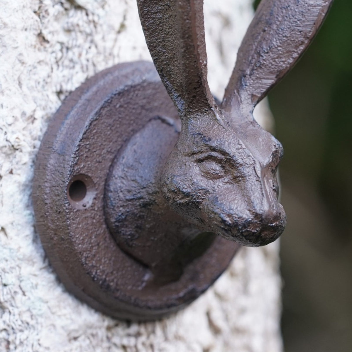 Cast Iron Hare Wall Coat Hook