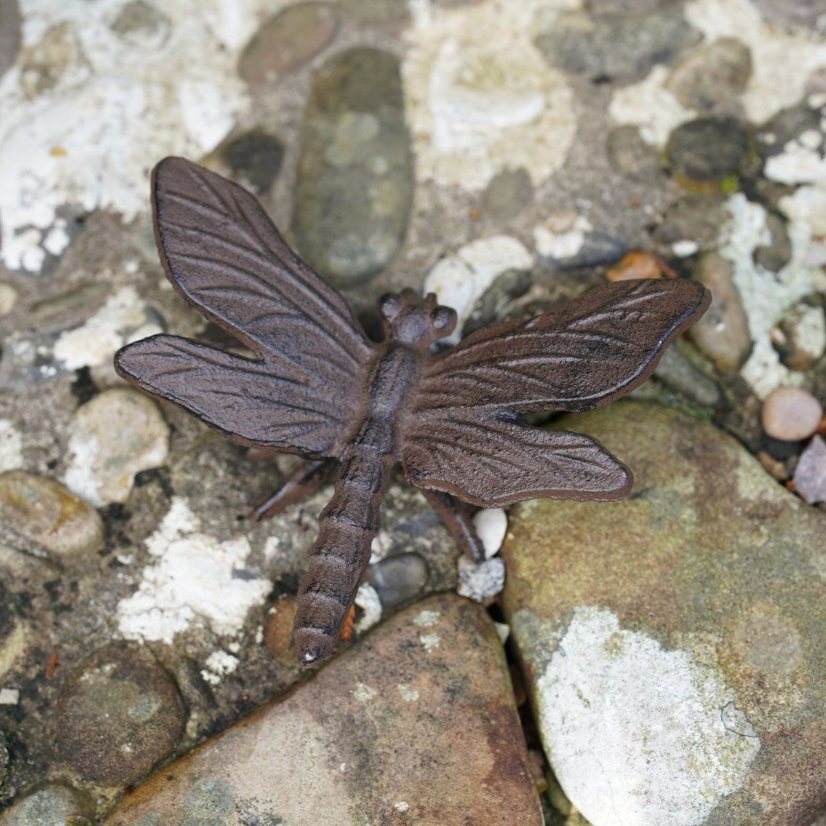 Cast Iron Dragonfly Garden Ornament