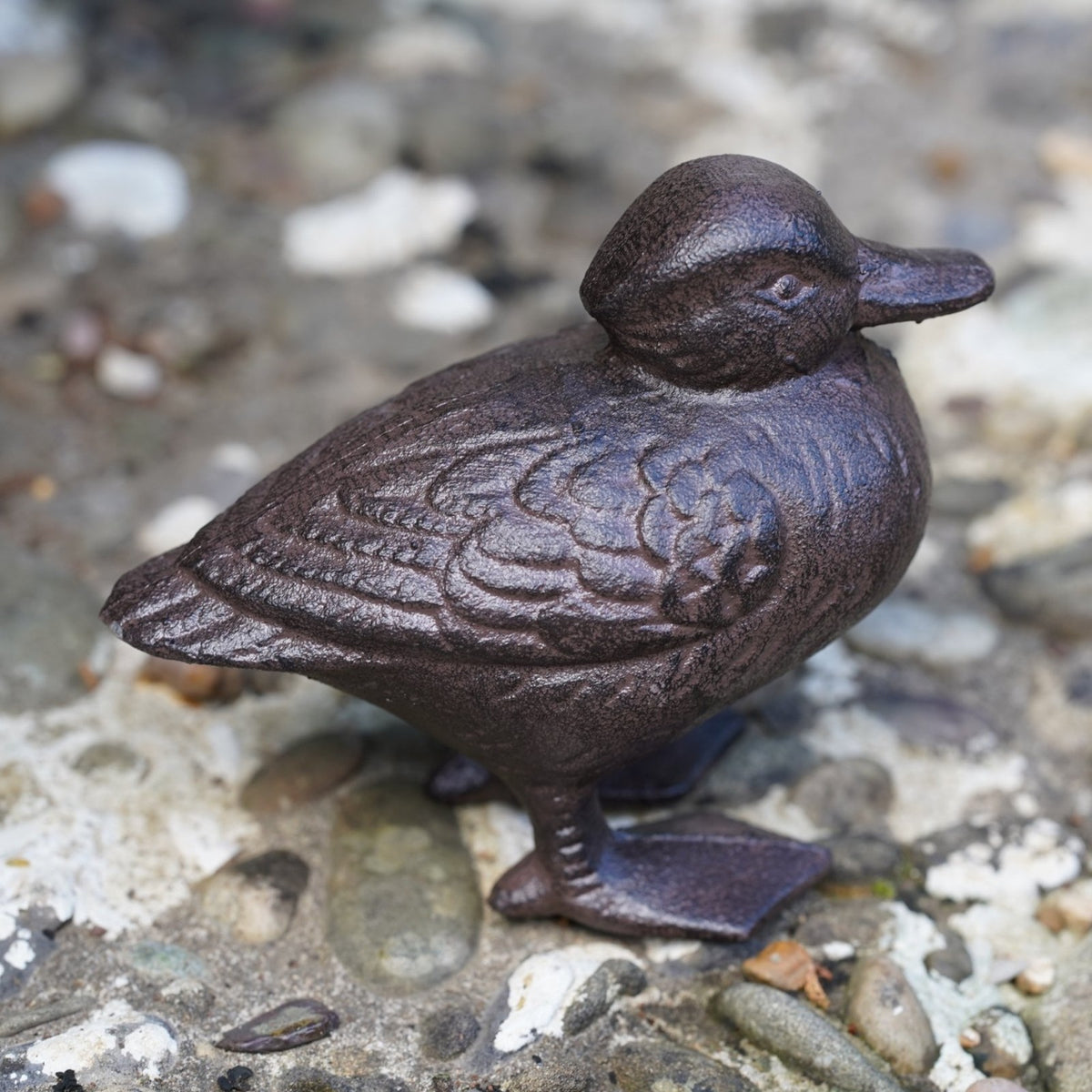 Cast Iron Duckling Garden Ornament
