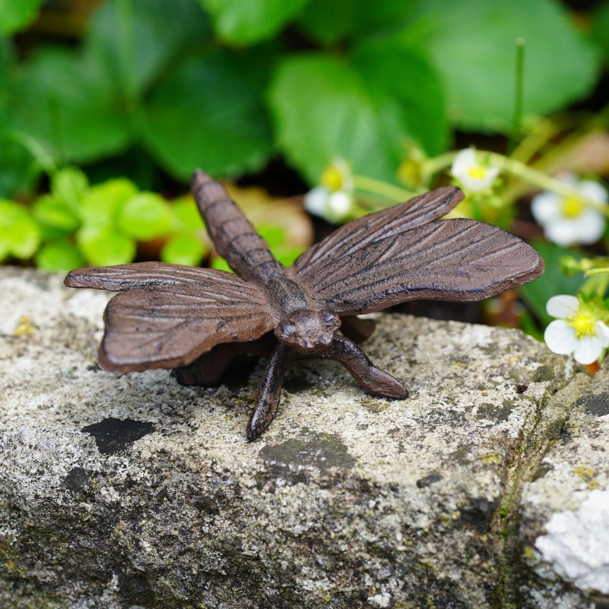 Cast Iron Dragonfly Garden Ornament