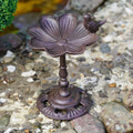 Cast Iron Bird Bath Feeder Flower Dish