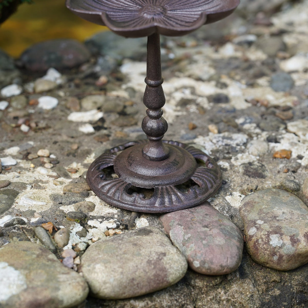 Cast Iron Bird Bath Feeder Flower Dish