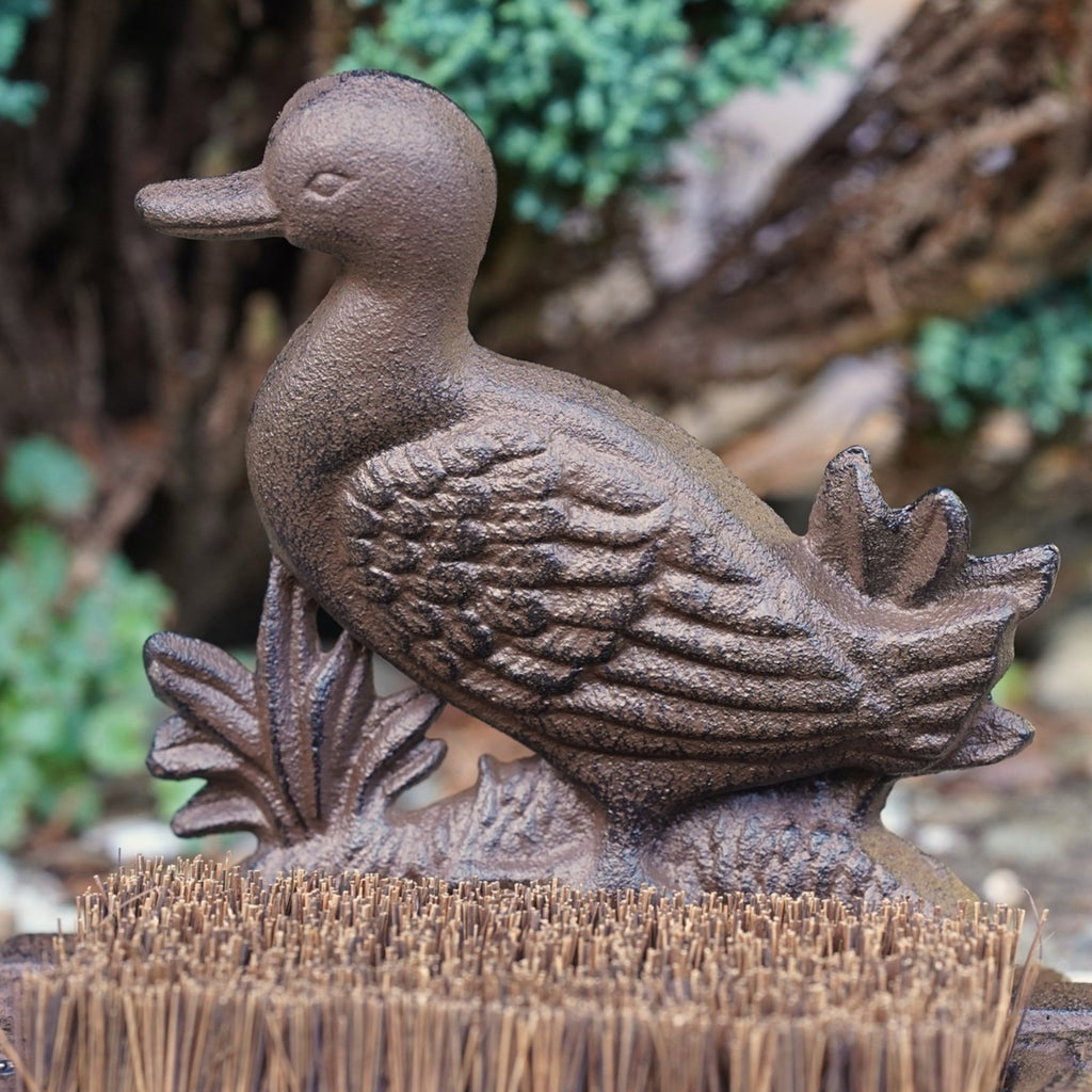 Cast Iron Duck Boot Brush