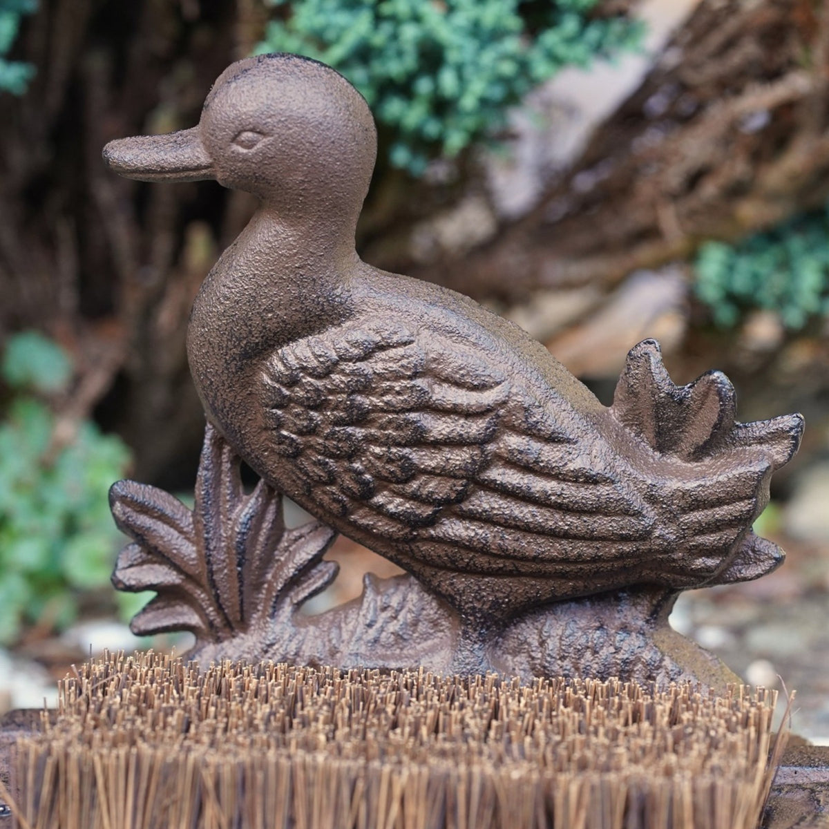 Cast Iron Duck Boot Brush
