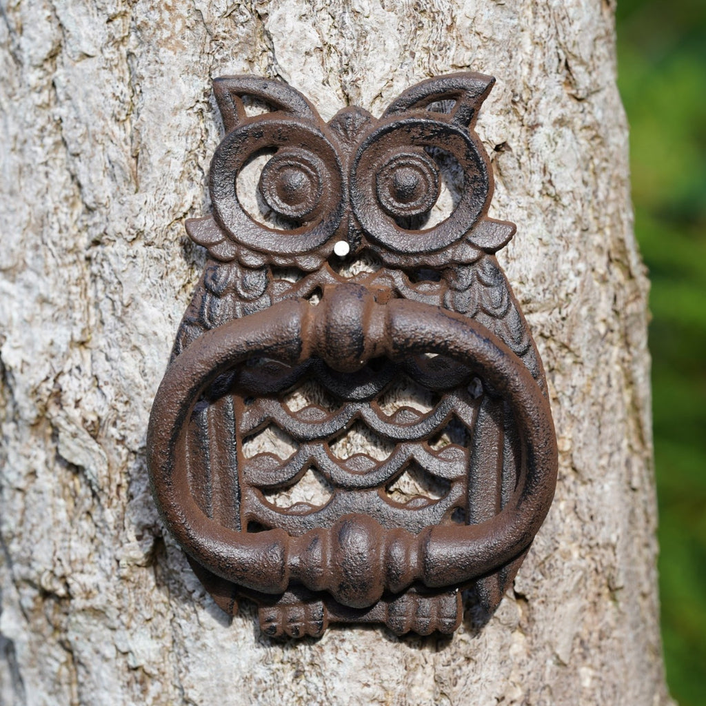 Cast Iron Owl Door Knocker