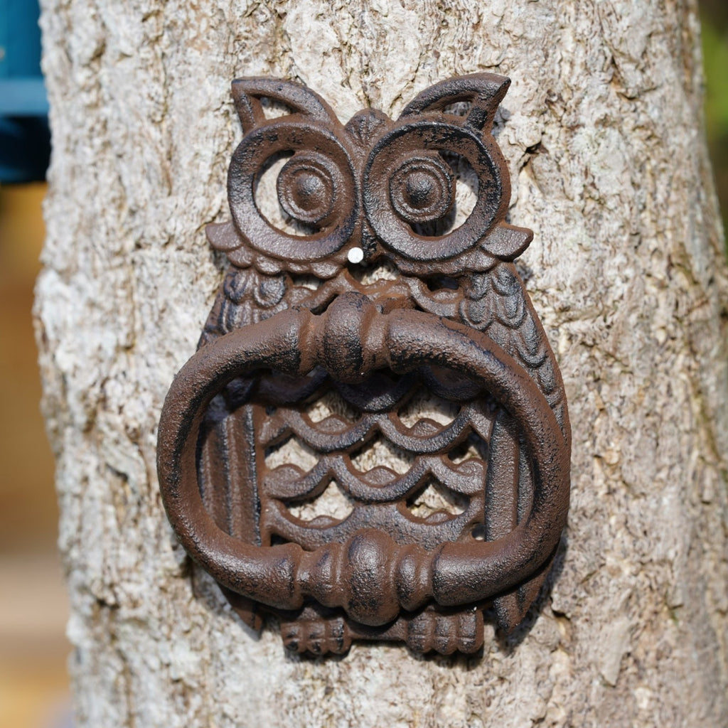 Cast Iron Owl Door Knocker