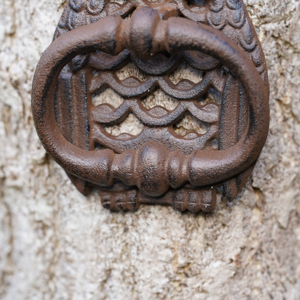 Cast Iron Owl Door Knocker