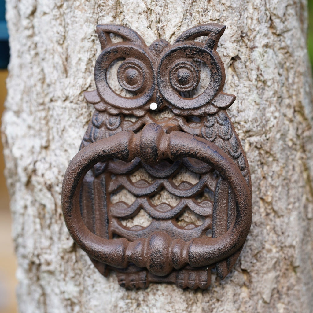 Cast Iron Owl Door Knocker