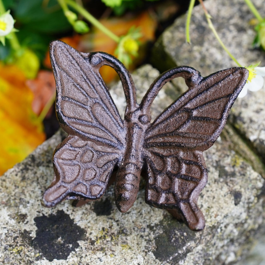 Cast Iron Butterfly Garden Ornament