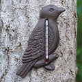 Cast Iron Bird Garden Wall Thermometer