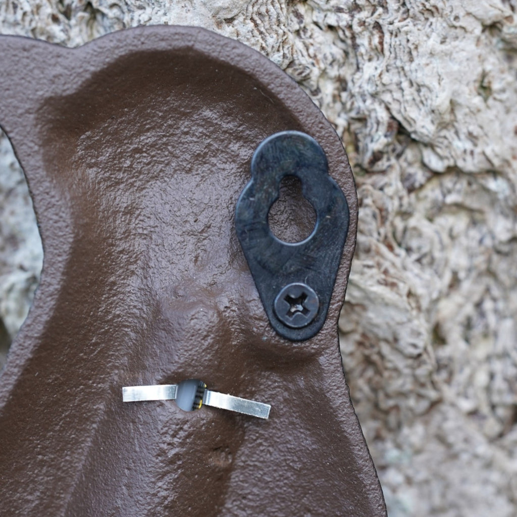 Cast Iron Bird Garden Wall Thermometer