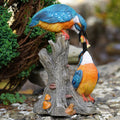 Large Kingfishers Resin Garden Statue