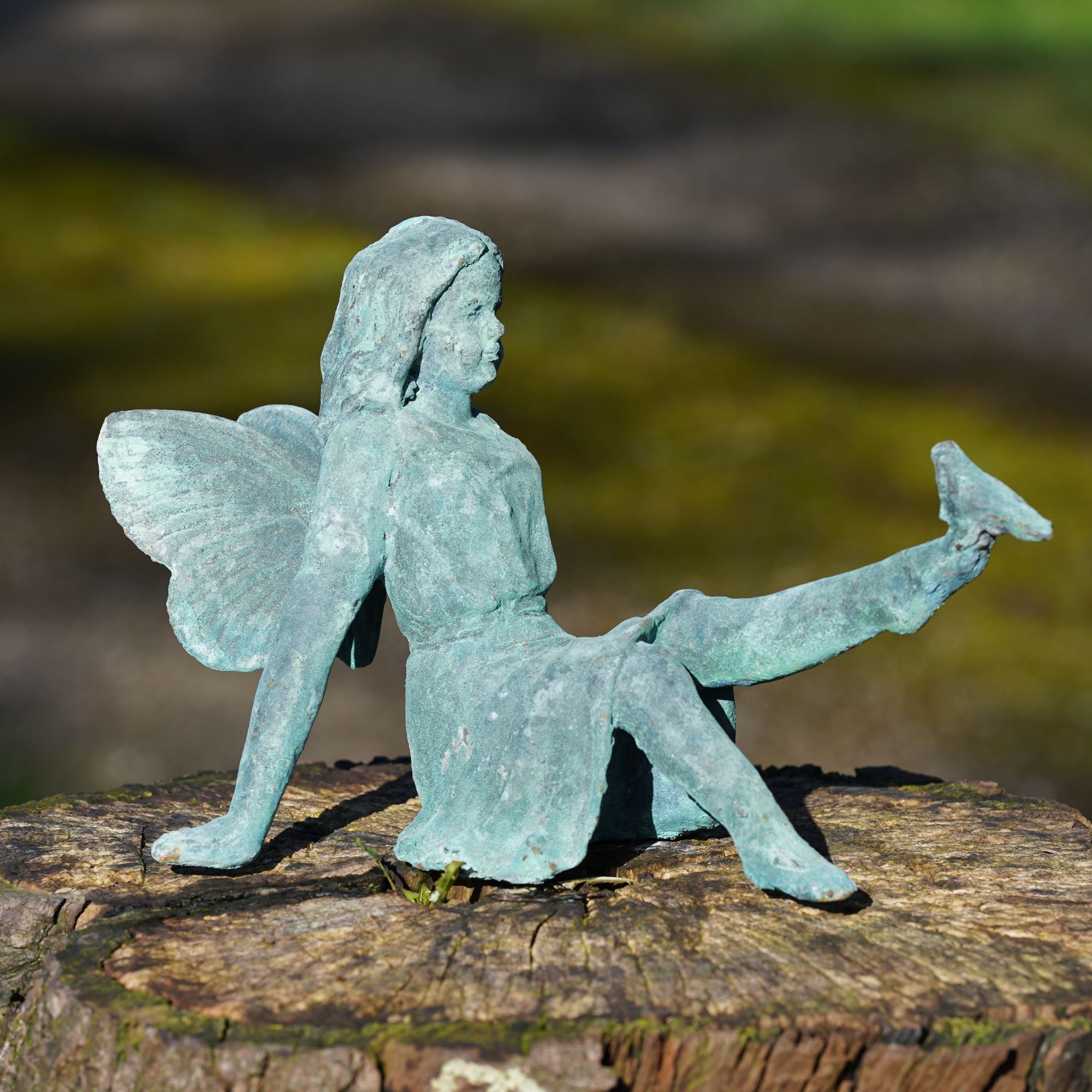 Cast Iron Fairy Statue