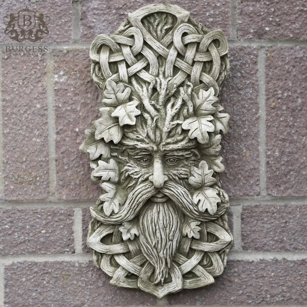 Celtic Greenman Stone Plaque